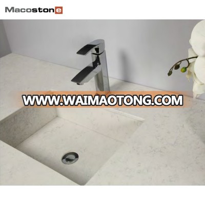 Chinese factory direct price customized Artificial Stone quartz vanity top Bathroom Sinks