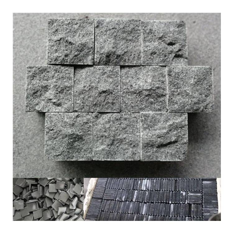 Chinese Building Natural Stone Grey Granite Cubic Stone Paving For Driveway